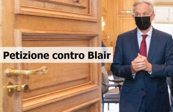 Petizione contro Blair: più di 300.000 firme