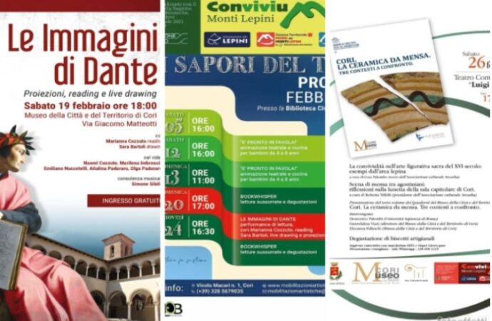 Cori: ripartono le attività culturali, programma fino a marzo