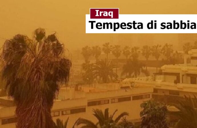 L’Iraq è di nuovo sotto una tempesta di sabbia