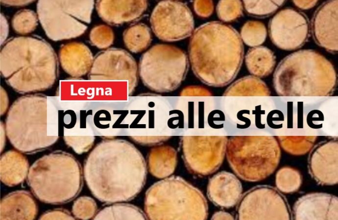 Legna da ardere, prezzi alle stelle… e furti in aumento