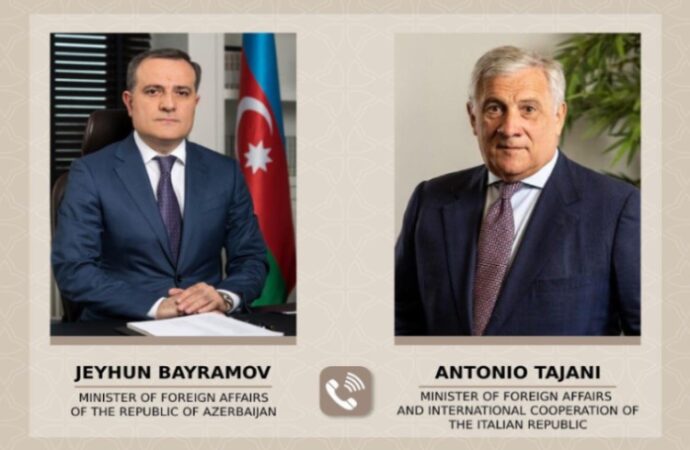 Azerbaigian-Italia: colloquio telefonico tra i due ministri degli Esteri, Bayramov e Tajani