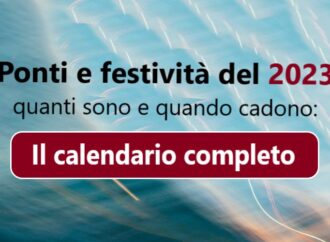 Ponti e festività del 2023: calendario completo