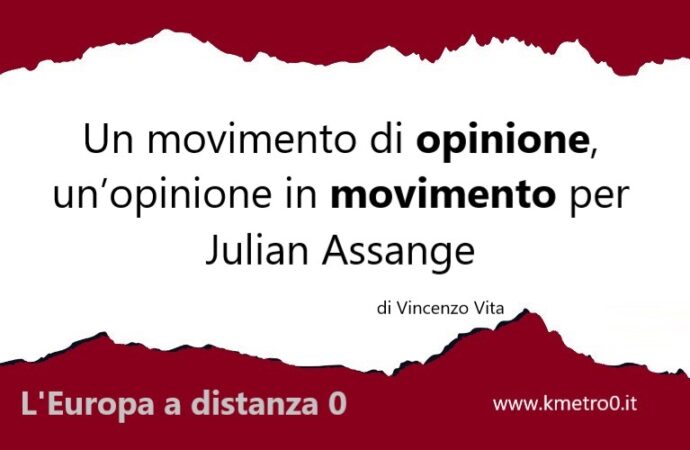 Un movimento di opinione, un’opinione in movimento per Julian Assange