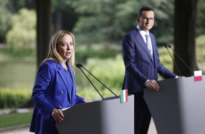 Polonia, Meloni incontra Morawiecki: “Posizioni condivise”