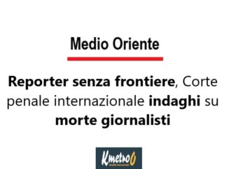 Reporter senza frontiere, Corte penale internazionale indaghi su morte giornalisti