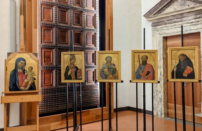 Agli Uffizi ricomposti importanti polittici medievali grazie all’acquisto di due dipinti