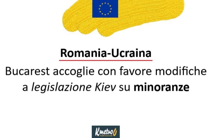 Bucarest accoglie con favore modifiche a legislazione Kiev su minoranze