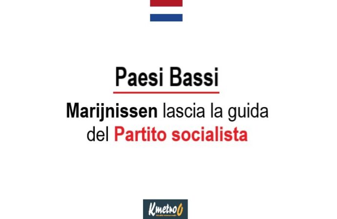 Paesi Bassi: Marijnissen lascia la guida del Partito socialista