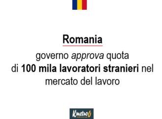 Romania: governo approva quota di 100 mila lavoratori stranieri nel mercato del lavoro