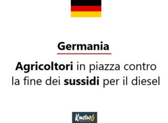 Germania, agricoltori in piazza contro la fine dei sussidi per il diesel