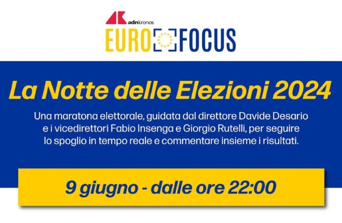 Adnkronos seguirà le elezioni europee del 9 giugno con una maratona elettorale