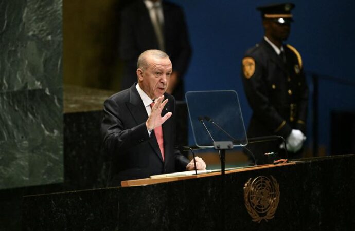 Erdogan all’Onu: “A Gaza politiche di massacro, chi media per tregua dà armi a Israele”