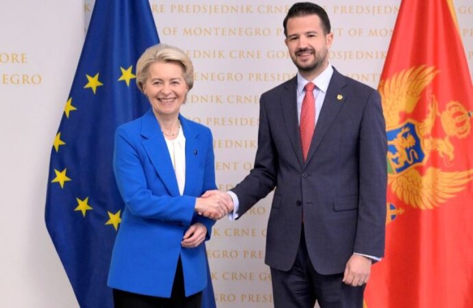 Montenegro: von der Leyen incontra presidente Milatovic, oltre 380 milioni dall’Ue