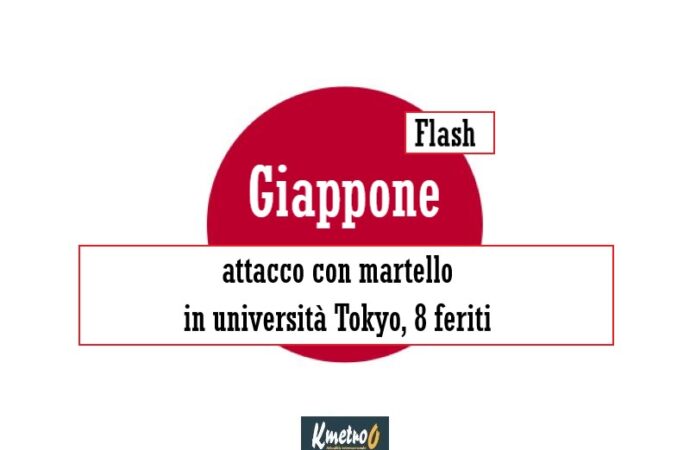 Giappone, attacco con martello in università Tokyo, 8 feriti